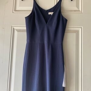 Dress the Population Midnight Blue Midi Dress